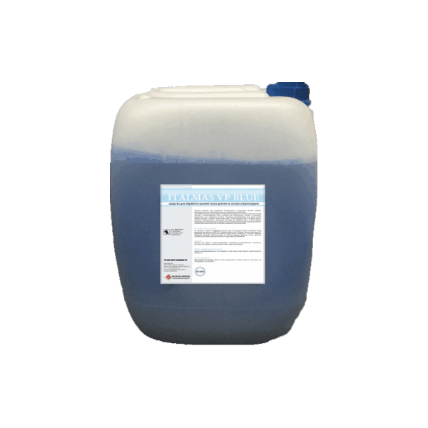 Средство для обработки вымени после доения на основе хлоргексидина Italmas VP BLUE